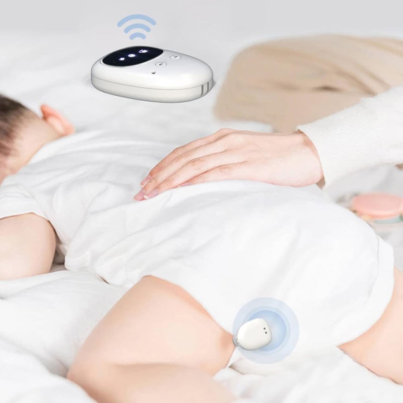 Fency Wireless Bedwetting Alarm for Boys and Girls, USB Rechargeable, Pee Alarm, White - Image 2